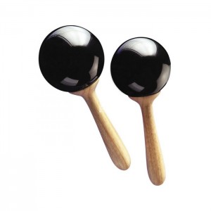 Stagg MRF-26BK Traditional Maracas, Black